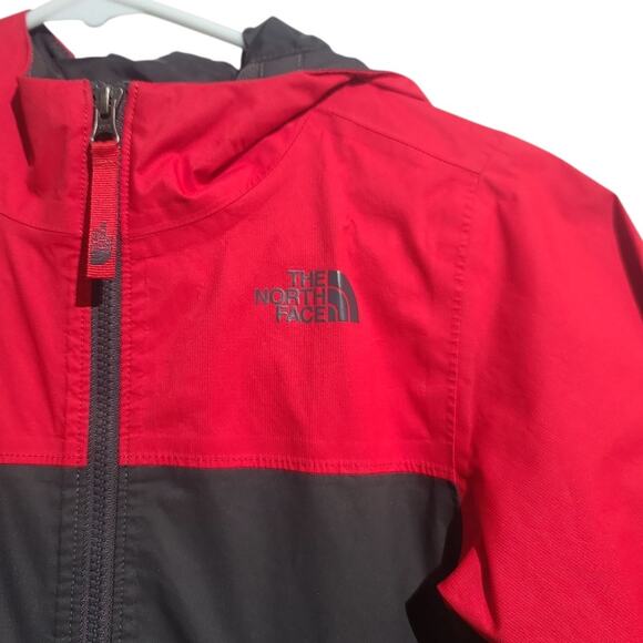 The North Face Boys DryVent Rain Jacket Red Gray Size XS - Picture 3 of 6